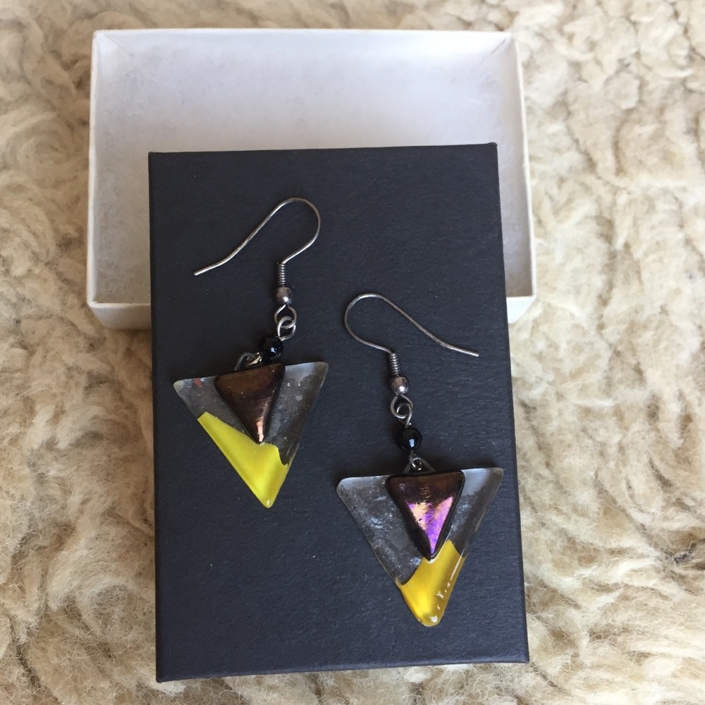 NEW Handmade Glass Earrings